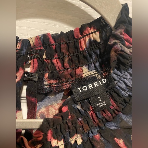 Torrid Mini Chiffon Smocked Dress - Picture 7 of 7